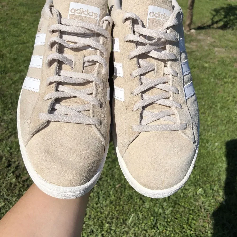 Adidas Campus 00s Sneakers Women 9.5 Beige Wonder Suede Retro Casual 117487339